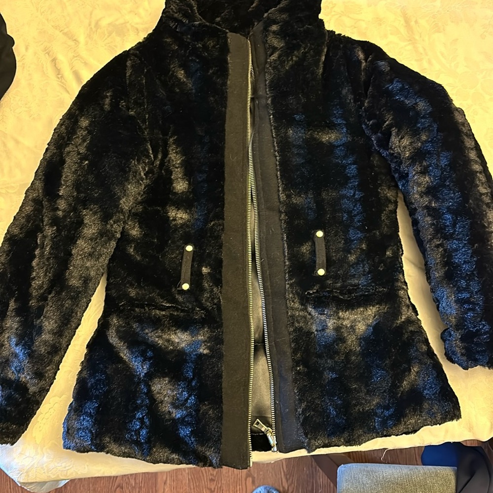 Faux fur coat